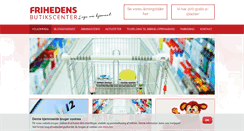 Desktop Screenshot of frihedensbutikscenter.dk