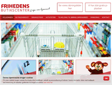 Tablet Screenshot of frihedensbutikscenter.dk